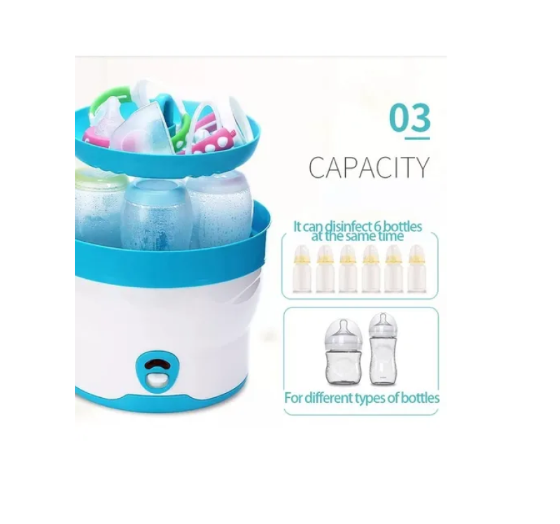 Comprar Esterilizador De Teteros Electrico A Vap en Electroshopy - Ángulo 2